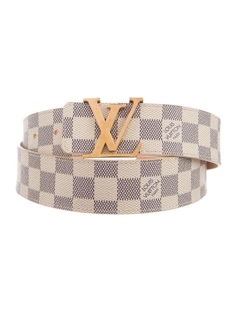 louis vuitton azur belt|damier azur belt.